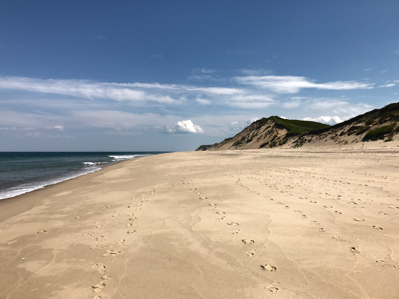 Walking the Great Beach is a must-do on any visit to the Cape.