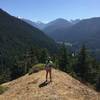 The main overlook on the Griff Creek Trail offers a stunning panoramic view.