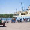 Ranger III unloads at Mott Island.