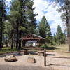 This is the trailhead looking north.