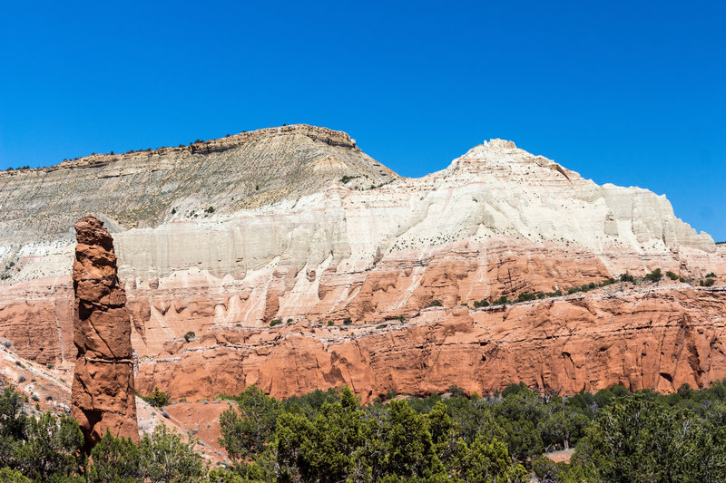 Different types of sandstone combine to create beautiful formations in Kodachrome Basin State Park.