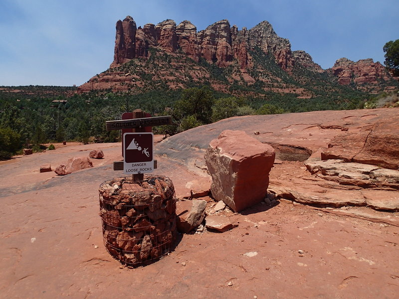 This is the trail junction of the Jordan Trail and Soldier Pass Trail.