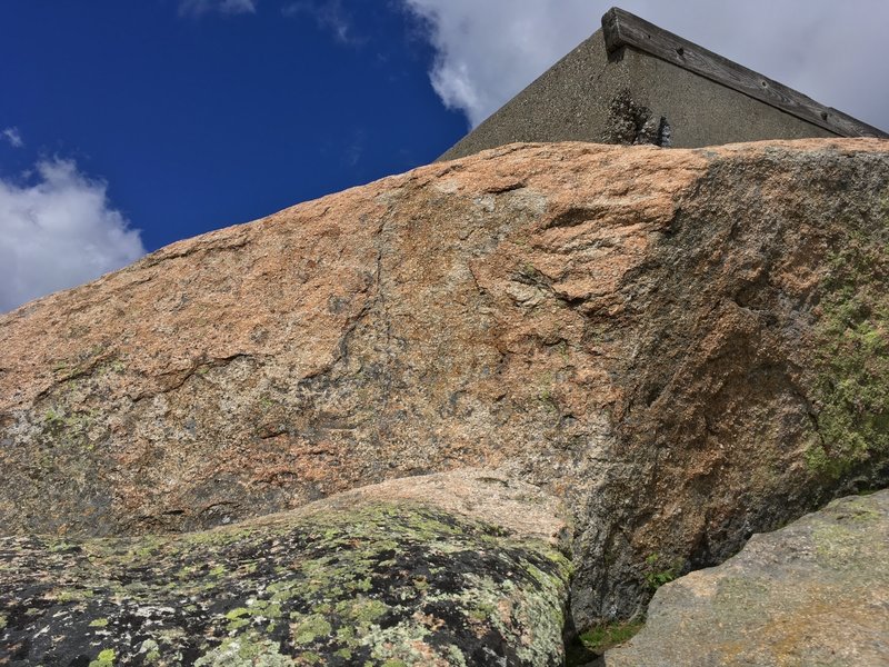 Mt. Garfield summit offers a nice sunny place out of the wind.