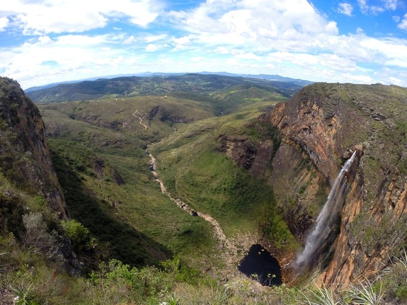 Tabuleiro waterfall from the viewpoint