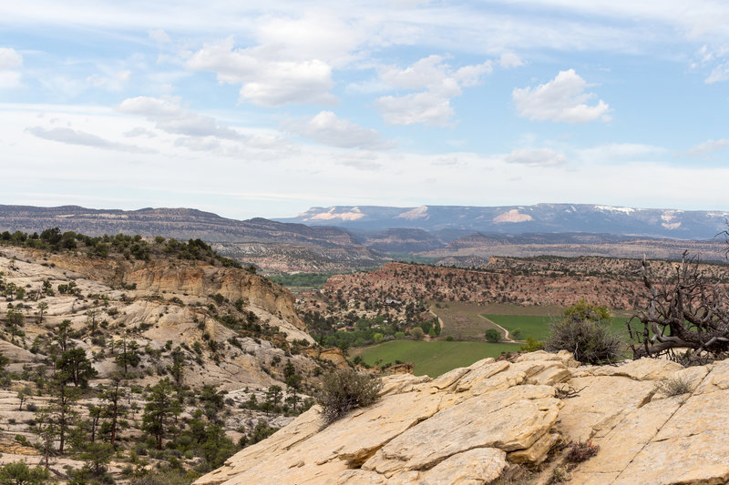 Escalante and Barney Top are spectacular from the Boulder Mail Trail.