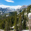 Longs Peak is beautiful from the Emerald Lake Trail.