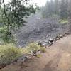 High Lakes Trail as it crosses Brown Mountain lava flows