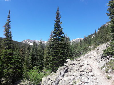 Sawtooth seen from the Buchanan Pass Trail.