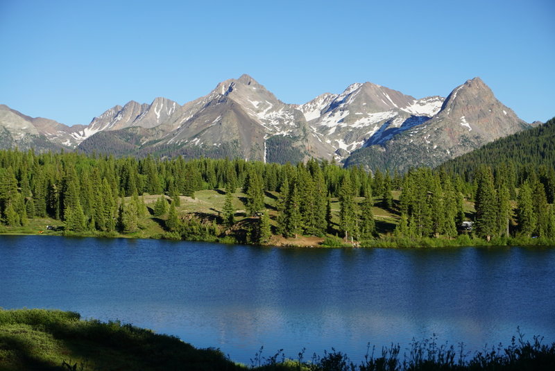 Views from Molas Lake, just a short jaunt from the Colorado Trail.