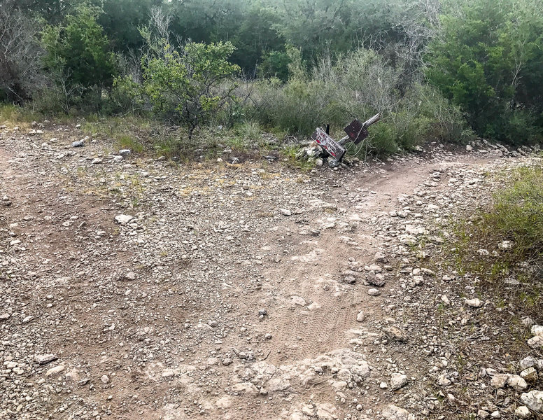 Take the left fork for the bypass if you want to shorten the trail.