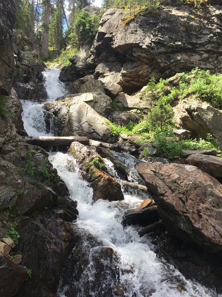 Cascades near top of hike.