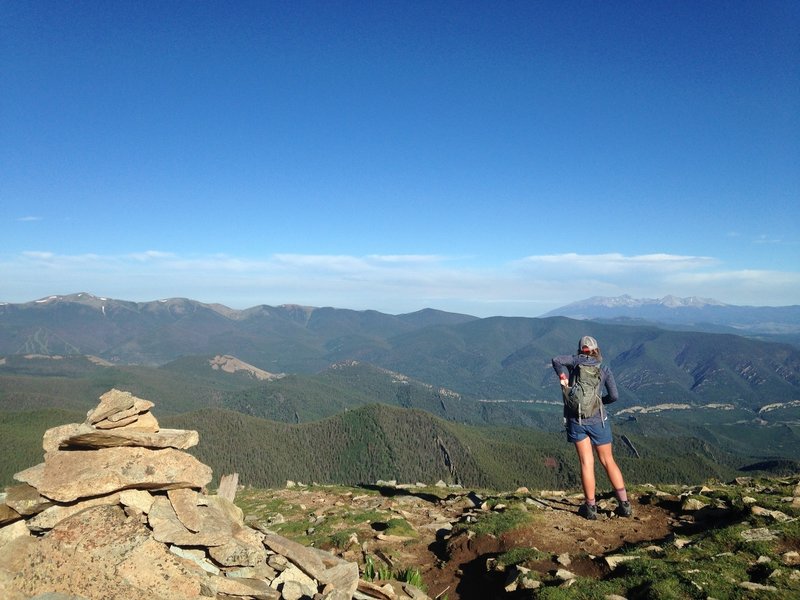 Great views at the top of timberline