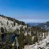 Looking west over Aster Lake