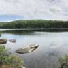 At the end of the trail is beautiful Trout Pond. Perfect place for a picnic.