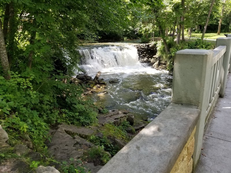 Upper part of the falls