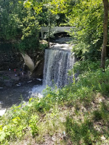 Lower part of the falls