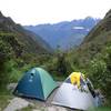 Day 2 campsite at the top of Dead Woman's Pass