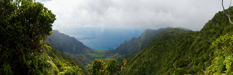 The views from the Pihea are pretty amazing!