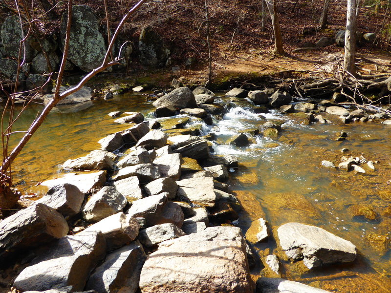 Rock crossing on Moore's Mill Creek