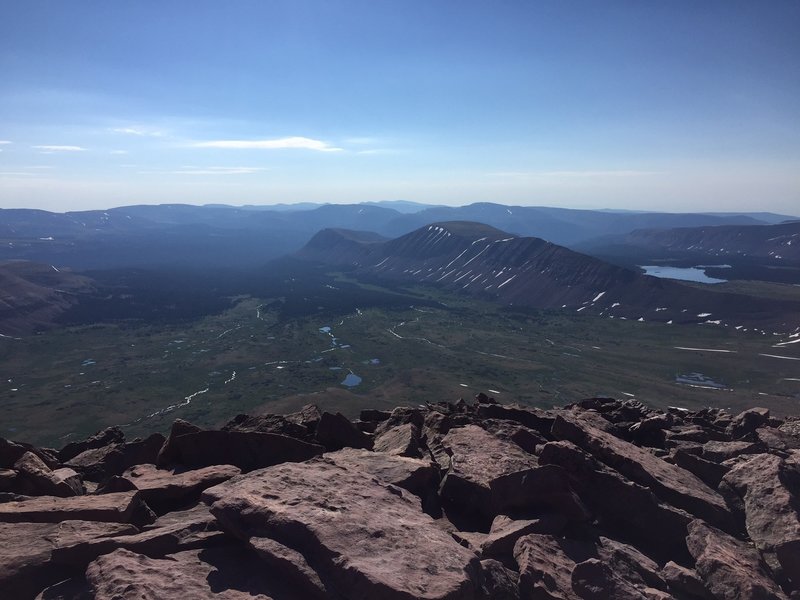 A view of Painter Basin from King's Peak