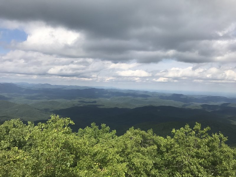 Summit of Rabun Bald - Three Fork Trails