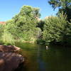 Swimming hole on Oak Creek