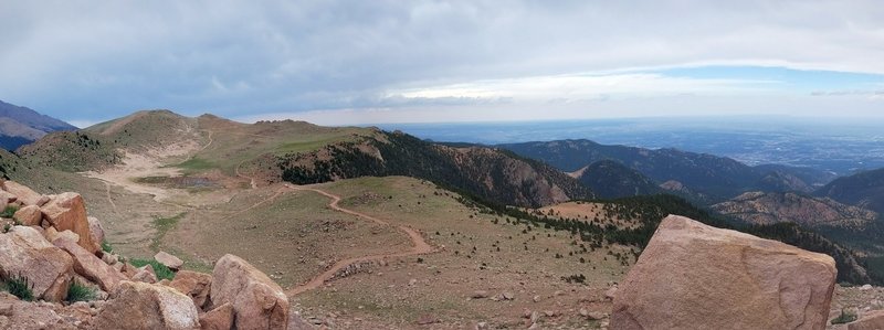 FSR 379A just after gate to summit of Almagre Mountain South.