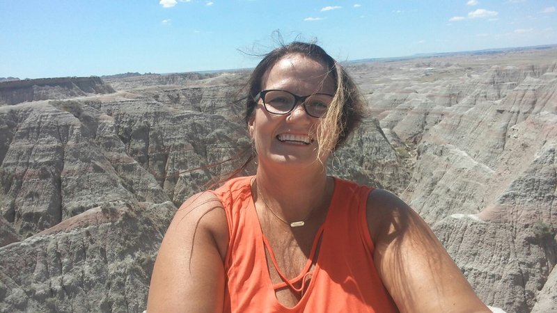 Badlands overlook.