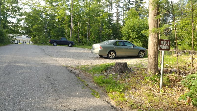 New parking lot for Mount Caesar Trail