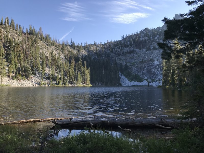 Paynes Lake off Pacific Crest Trail in Russian Wilderness.