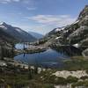 View of Canyon Creek Lakes from Little Lake (L Lake) Trail in Trinity Alps Wilderness