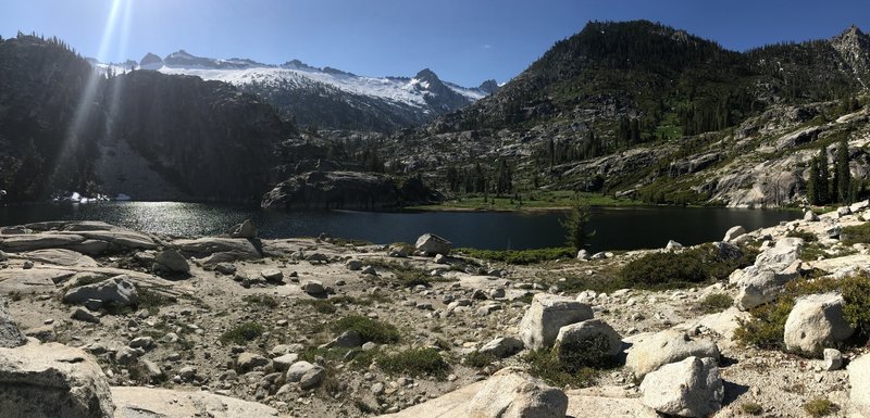 Upper Canyon Creek Lake in Trinity Alps Wilderness.