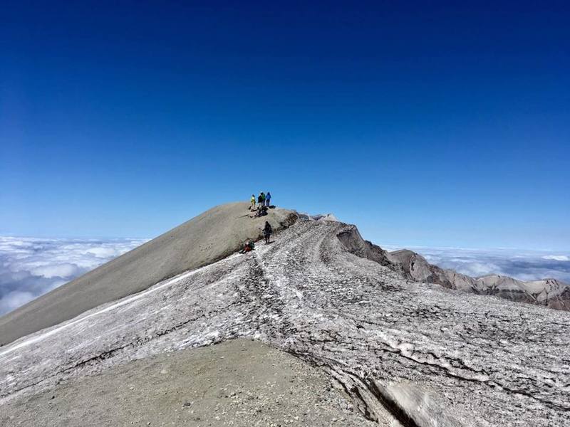 Summit of Mt St Helens