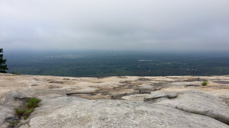 Top of Stone Mountain, overlooking downtown Atlanta