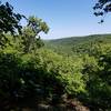 Scenic overlook of the state park and valley.