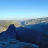 Sunrise shot on Half Dome summit.