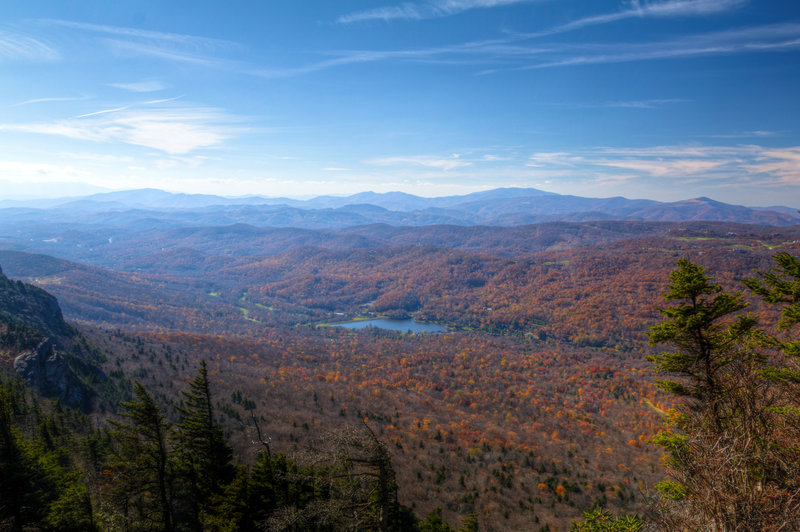 A rewarding, expansive view along the Underwood Trail.