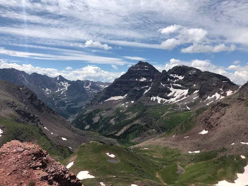 Maroon Peak from Willow Pass