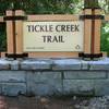 Trail Entrance Sign on East End along Dubarko Road.