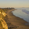 Down-coast view from the Sperling Preserve Trail bluffs.