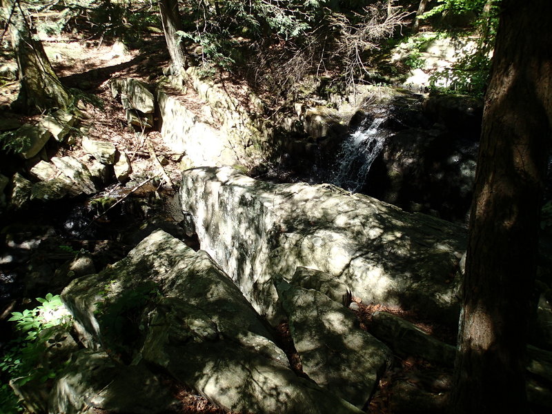 Small waterfall along the trail.