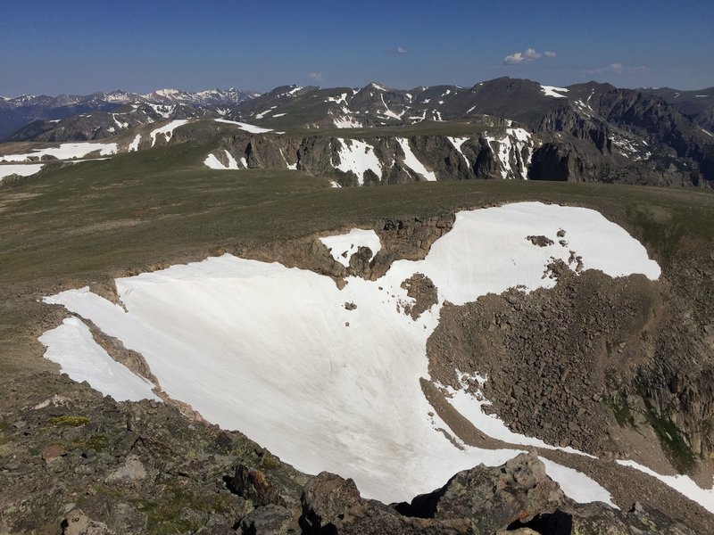 Tyndall Glacier from Hallett Peak