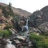 Waterfall at base of Cloud Peak.