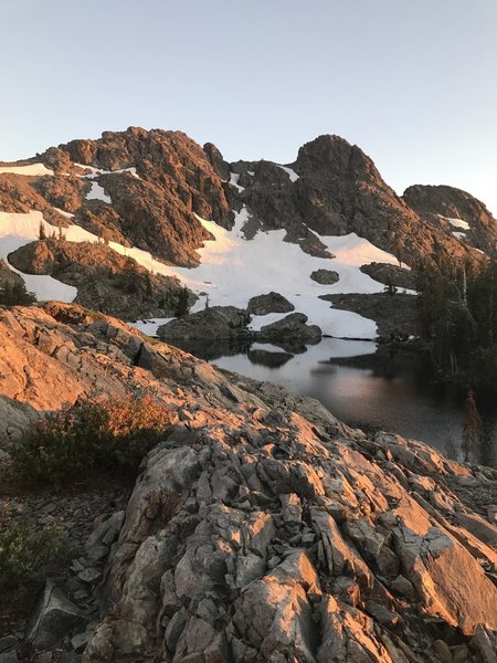 Glacier lake from NE side.