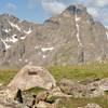 Friendly, chubby marmots hoping to be fed will pose in front of Mount of the Holy Cross