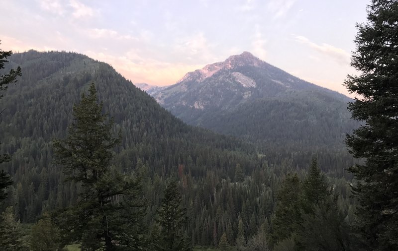 Looking south from the Mill D North Fork Trail