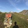 Another sign, this one just so that people can know the other trail options when near Gastineau Peak.