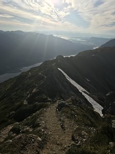 Very enjoyable views while on this ridge.