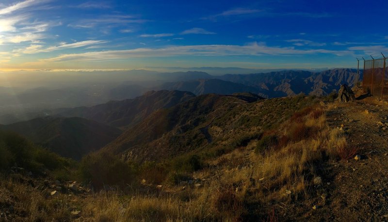 View into Haines Canyon from the trail of the same name.