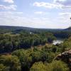 One of the first views one the trail, overlooking the Meramec River.